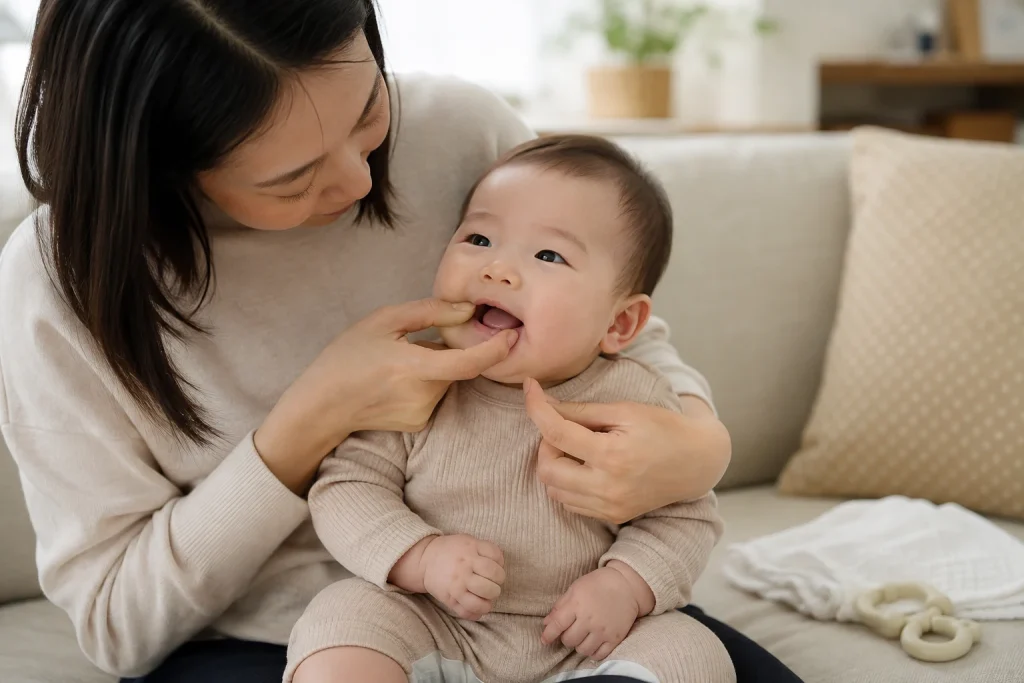 아기 어금니 나는 시기 대표 사진